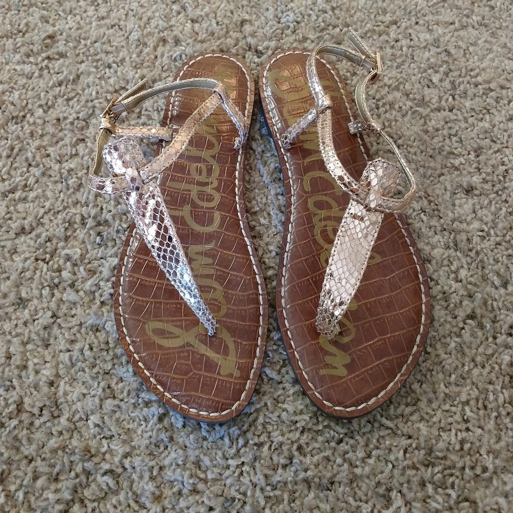 Snake Print Sam Edelman Sandals - Picture 2 of 3
